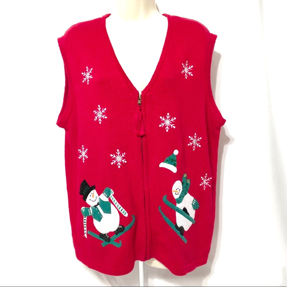 Bobbie Brooks Women’s Christmas Sweater Vest XL